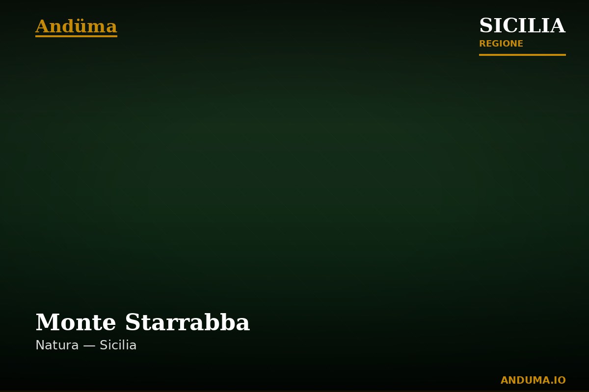Monte Starrabba — Punto di interesse a Palermo, Palermo