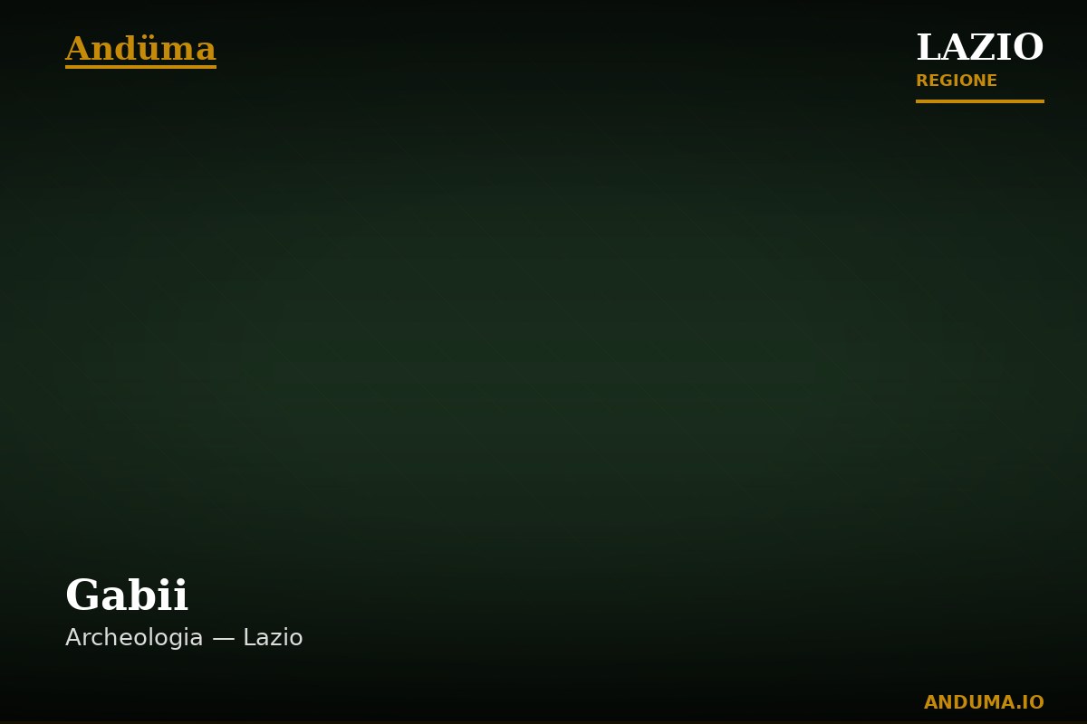 Gabii — Punto di interesse , Roma