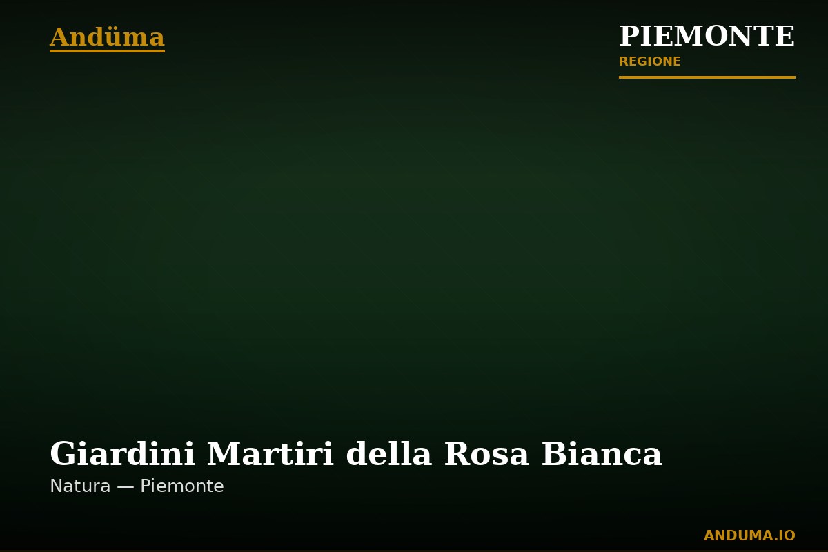 Giardini Martiri della Rosa Bianca — Punto di interesse a Torre Pellice, Torino