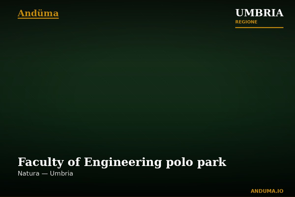 Faculty of Engineering polo park — Punto di interesse a Perugia, Perugia