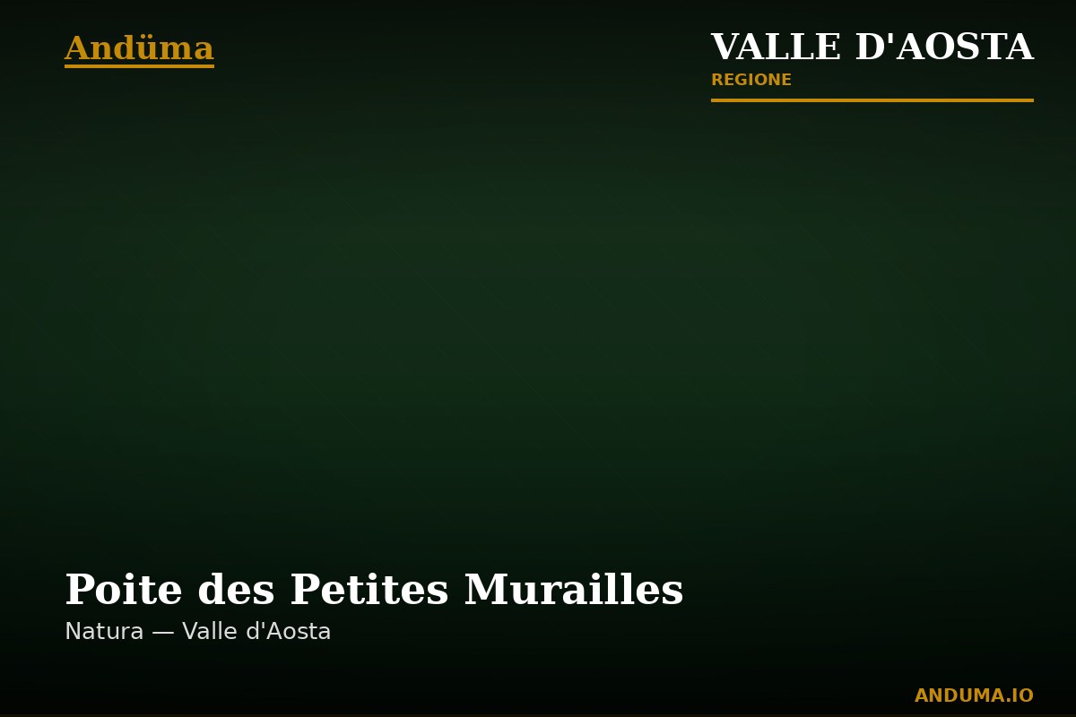 Poite des Petites Murailles — Punto di interesse a Cervinia, Aosta