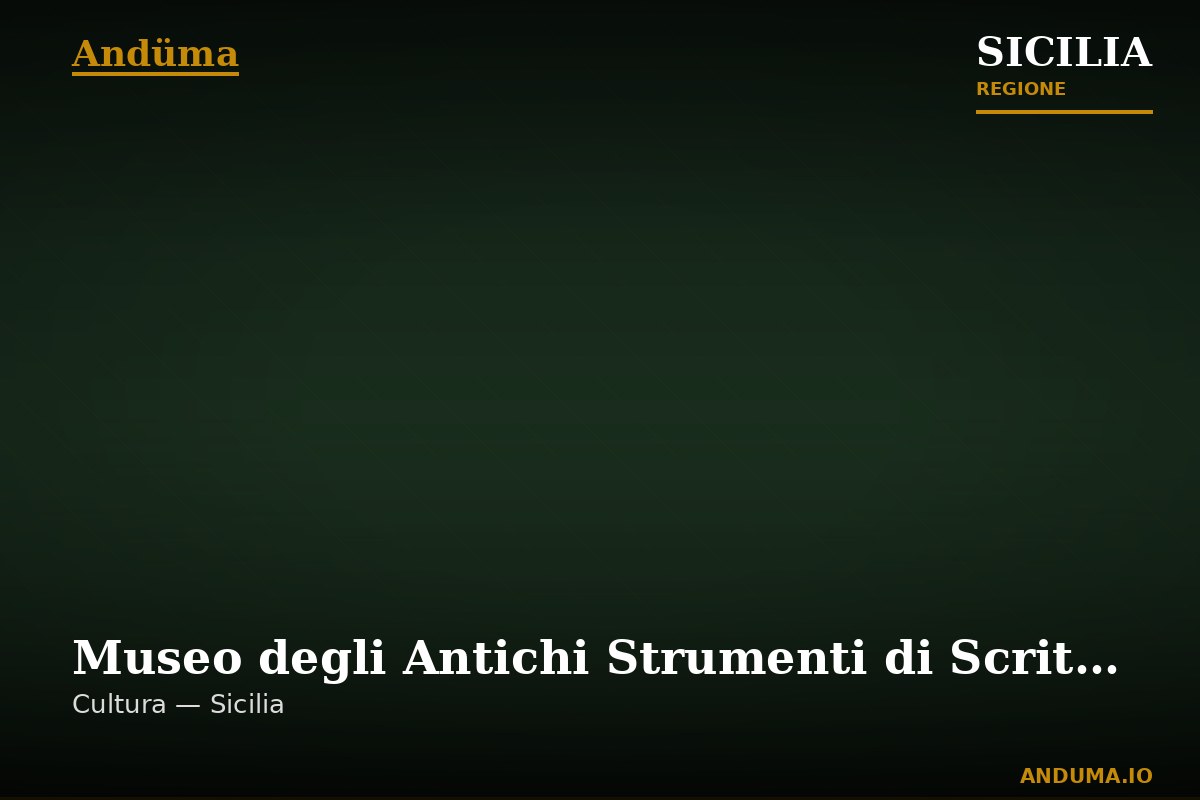 Museo degli Antichi Strumenti di Scrittura