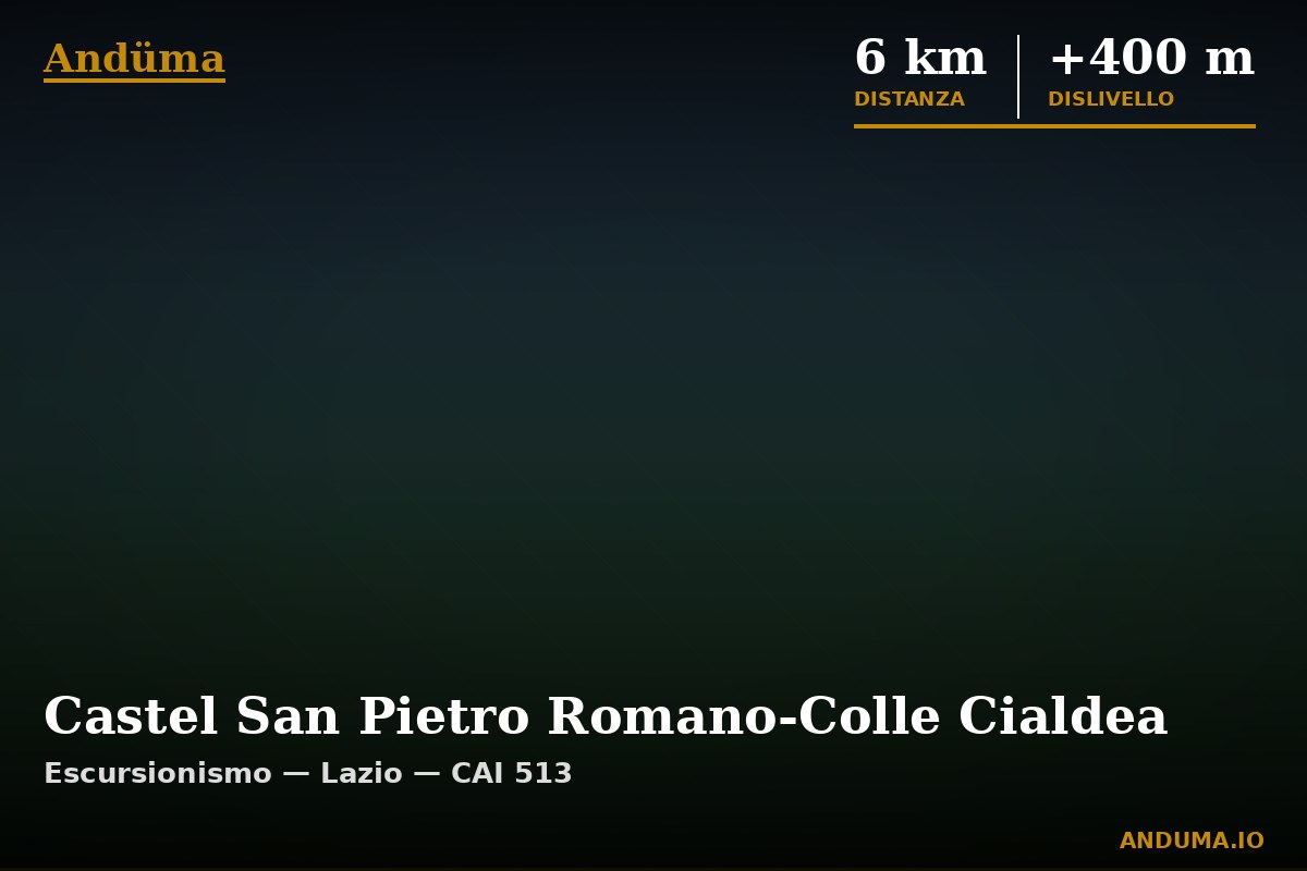 Castel San Pietro Romano-Colle Cialdea — Punto di interesse , Piedmont