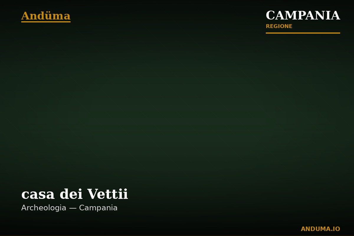casa dei Vettii — Punto di interesse , Napoli