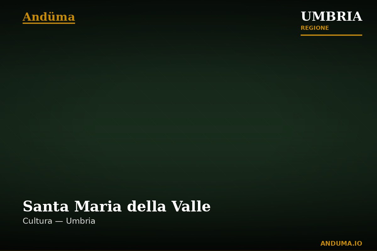 Santa Maria della Valle — Punto di interesse a Perugia, Perugia