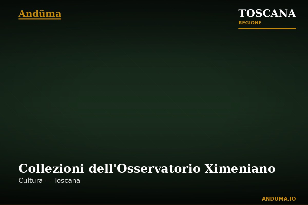 Collezioni dell'Osservatorio Ximeniano — Punto di interesse a Firenze, Firenze