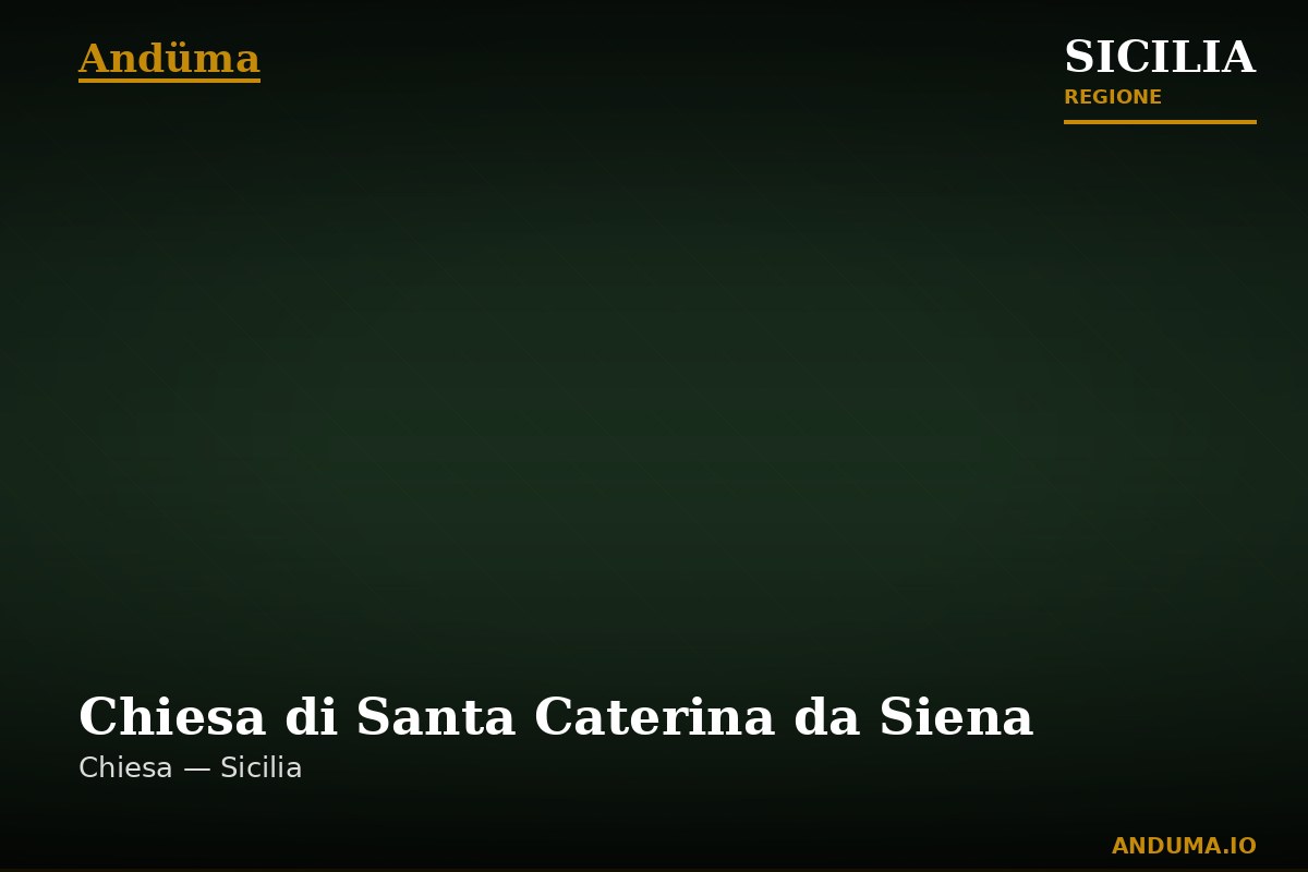 Chiesa di Santa Caterina da Siena — Punto di interesse a Palermo, Palermo