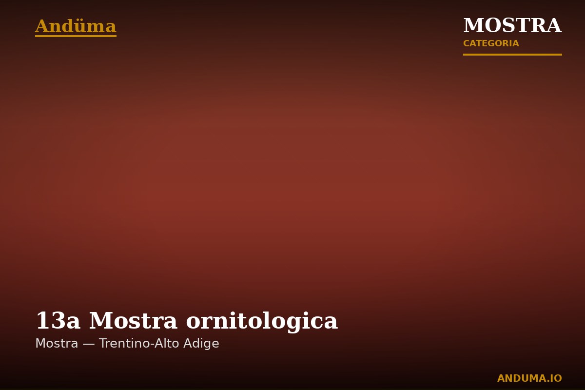 13a Mostra ornitologica — Evento a Laives, Trento