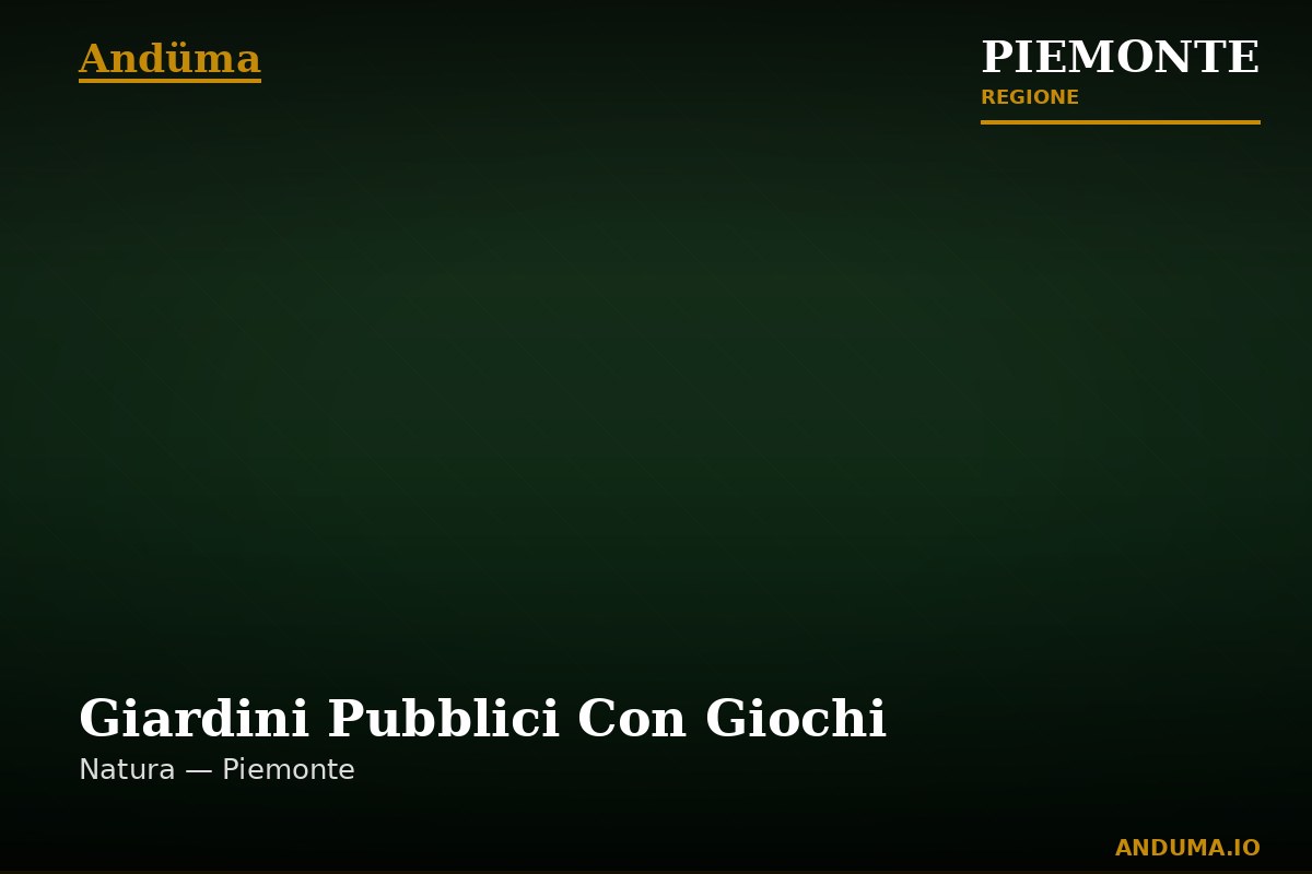 Giardini Pubblici Con Giochi