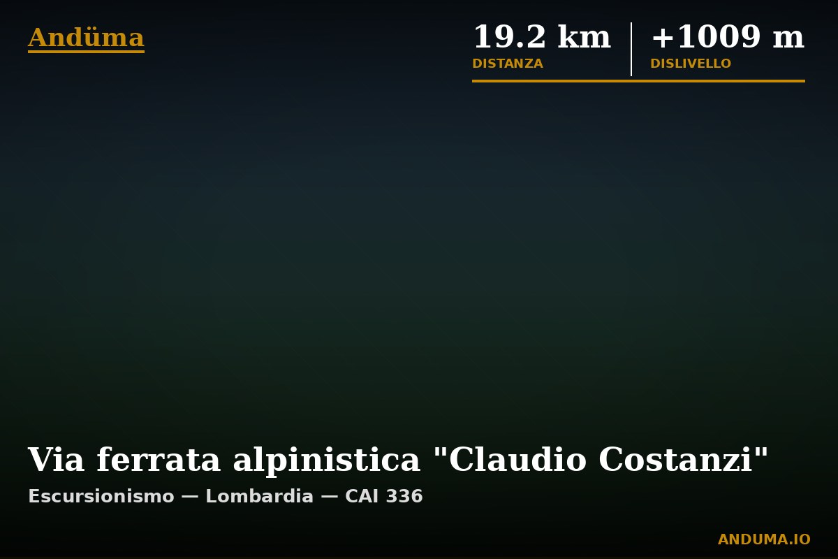 Via ferrata alpinistica "Claudio Costanzi" — Punto di interesse , Piedmont