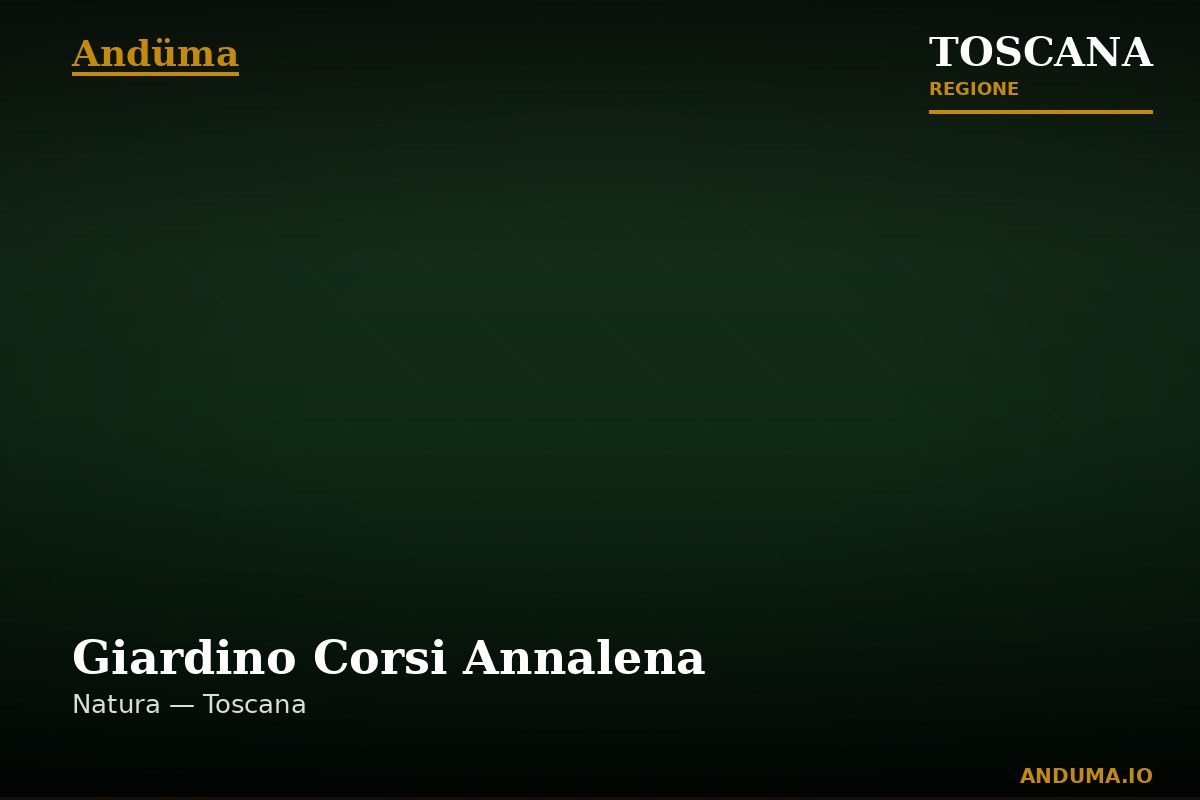 Giardino Corsi Annalena — Punto di interesse a Firenze, Firenze