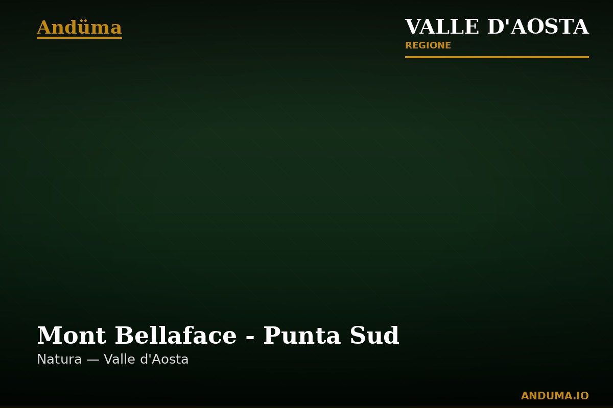 Mont Bellaface - Punta Sud — Punto di interesse a Courmayeur, Aosta
