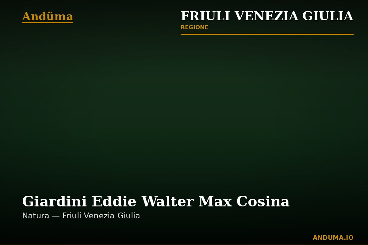 Giardini Eddie Walter Max Cosina — Punto di interesse a Trieste, Trieste