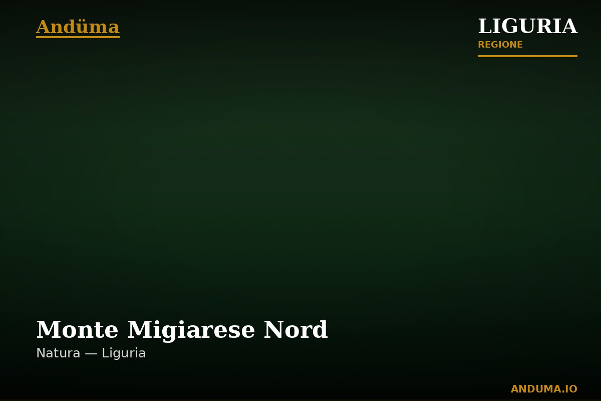 Monte Migiarese Nord — Punto di interesse a Cinque Terre, La Spezia
