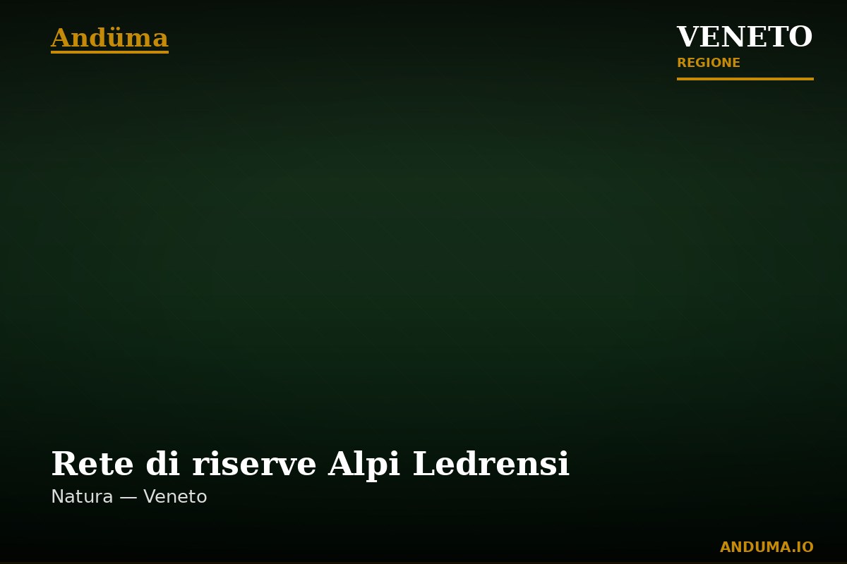 Rete di riserve Alpi Ledrensi — Punto di interesse , Venezia