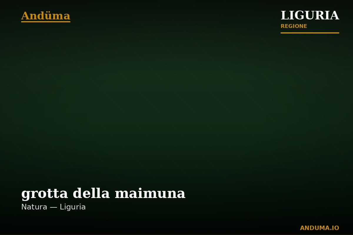 grotta della maimuna — Punto di interesse a Cinque Terre, La Spezia