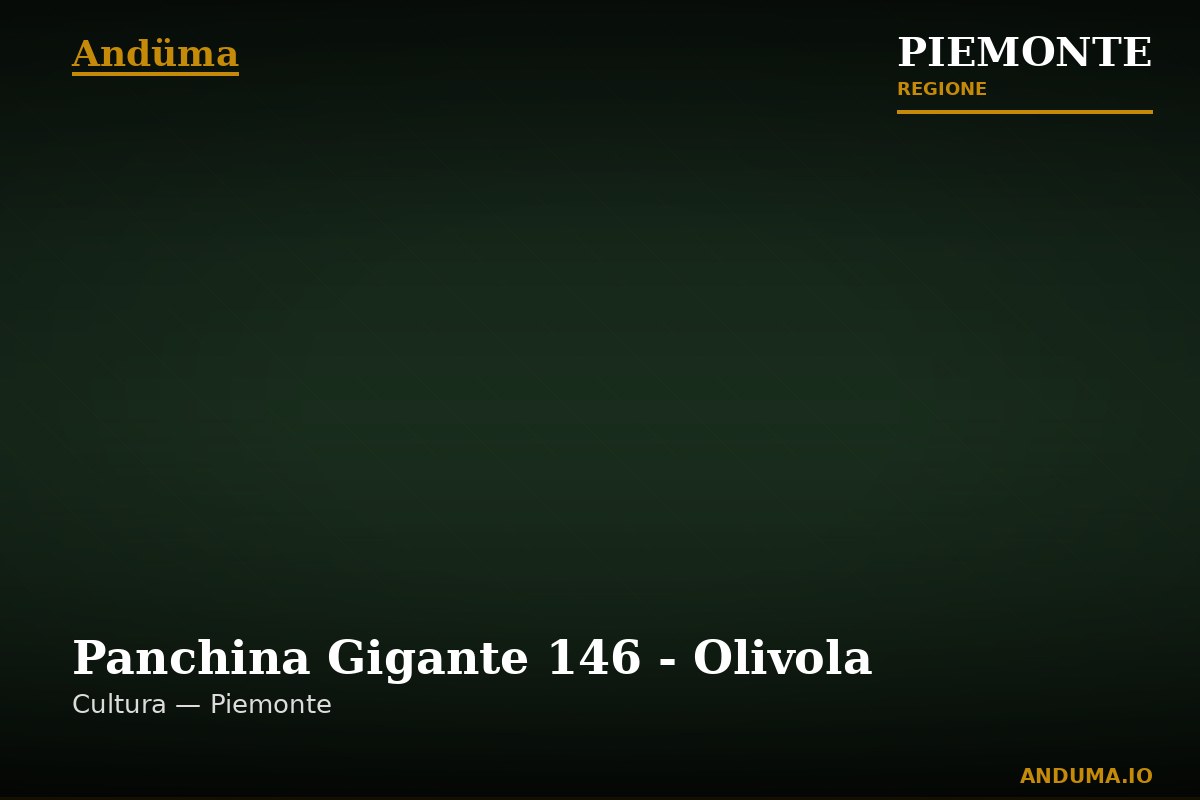 Panchina Gigante 146 - Olivola — Punto di interesse a Vignale Monferrato, Alessandria
