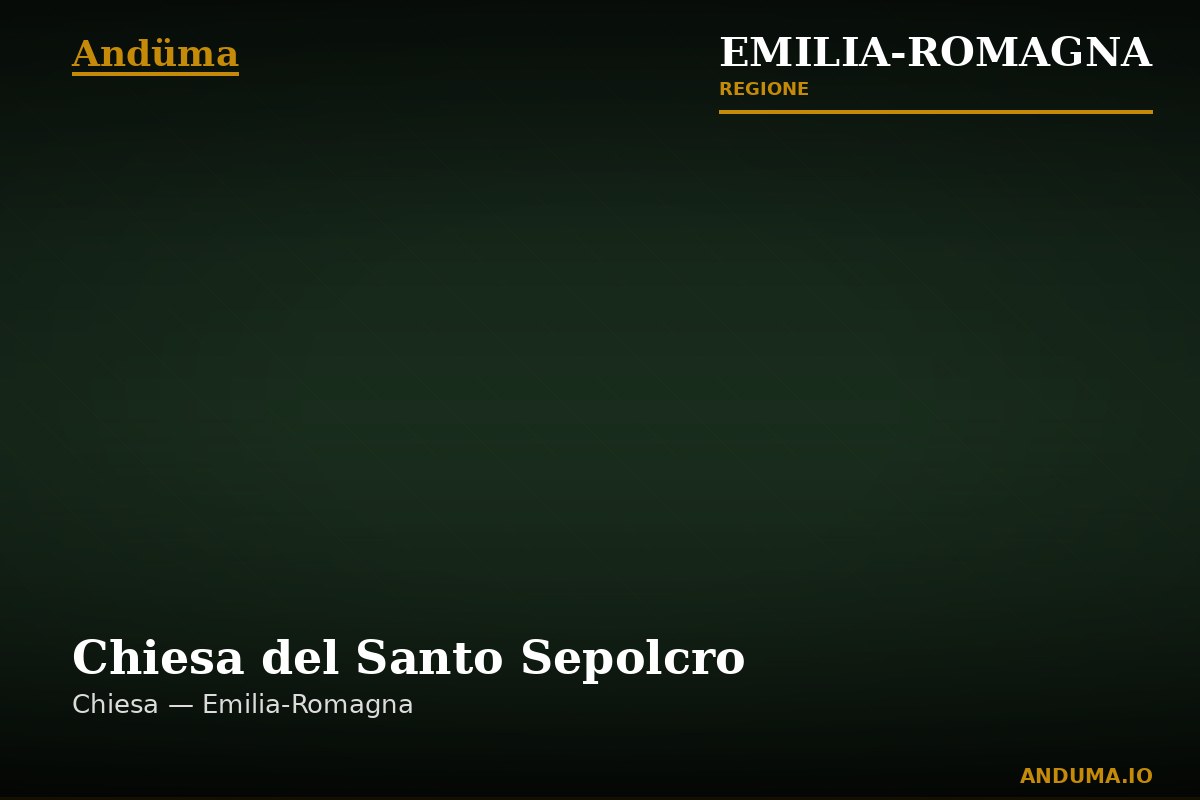 Chiesa del Santo Sepolcro — Punto di interesse a Bologna, Bologna