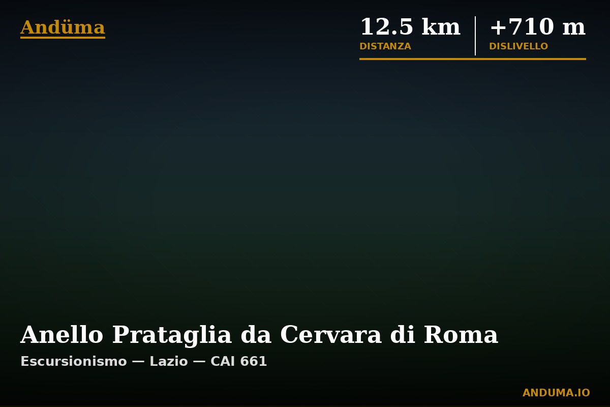 Anello Prataglia da Cervara di Roma — Punto di interesse , Piedmont