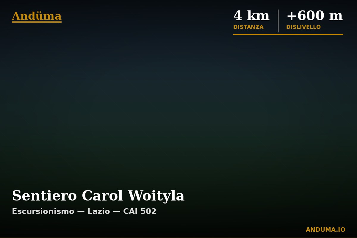 Sentiero Carol Woityla — Punto di interesse , Piedmont
