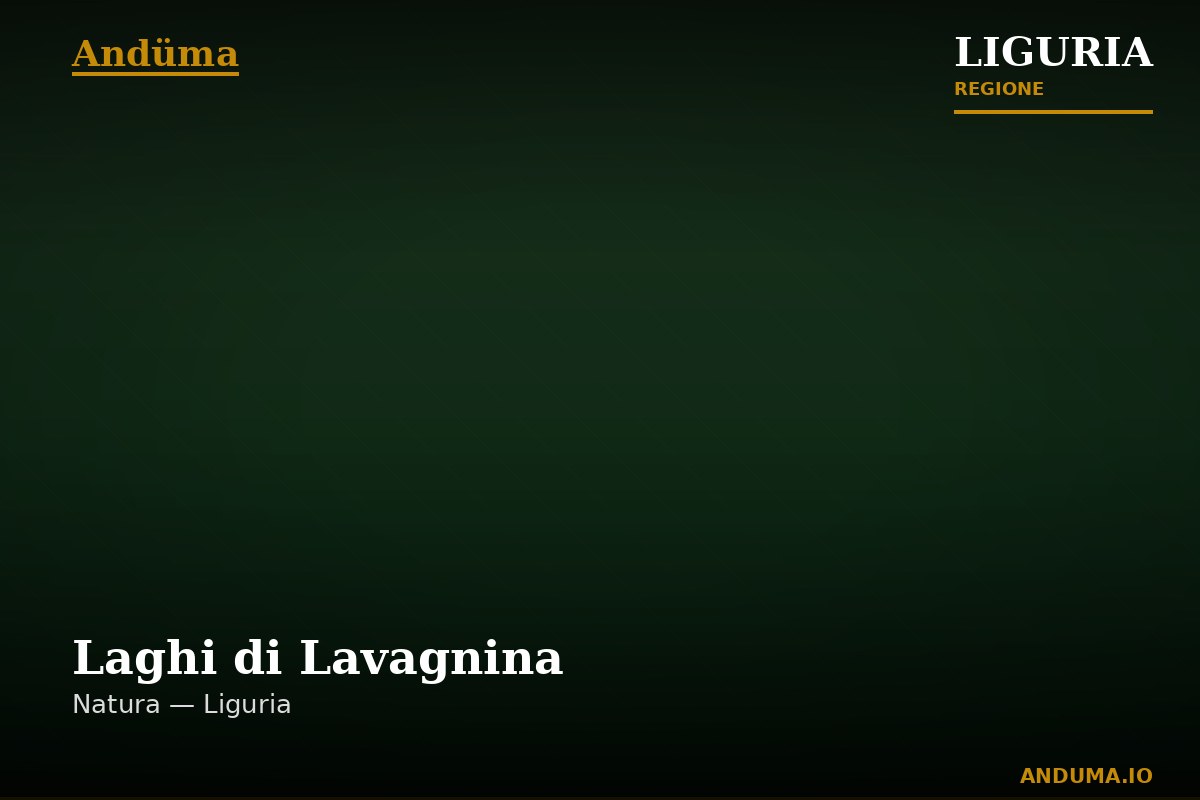 Laghi di Lavagnina — Punto di interesse , Genova