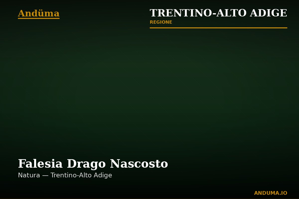 Falesia Drago Nascosto — Punto di interesse a Trento, Trento