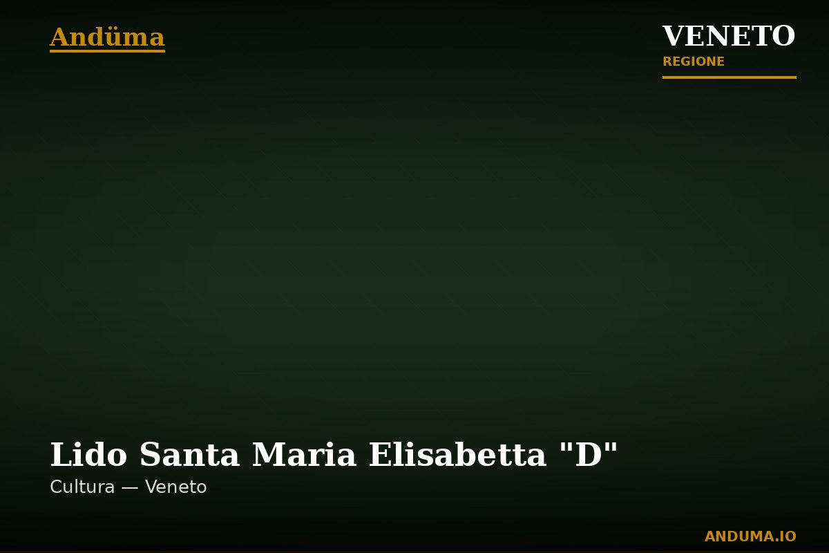 Lido Santa Maria Elisabetta "D" — Punto di interesse , Venezia