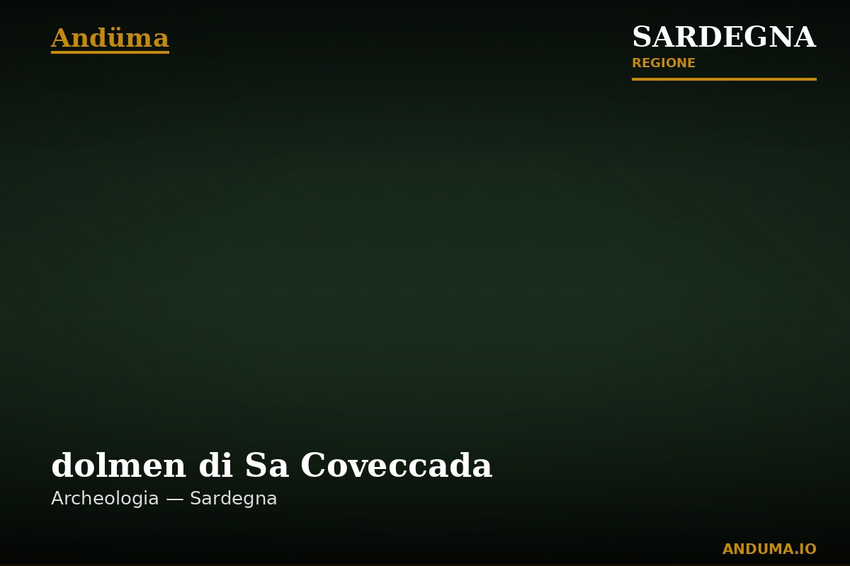 dolmen di Sa Coveccada — Punto di interesse , Cagliari