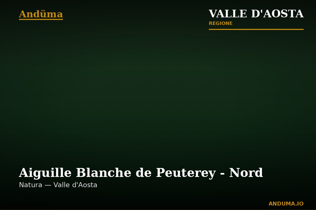 Aiguille Blanche de Peuterey - Nord — Punto di interesse a Courmayeur, Aosta