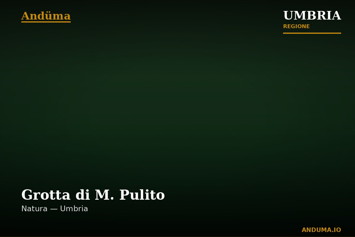Grotta di M. Pulito — Punto di interesse a Perugia, Perugia