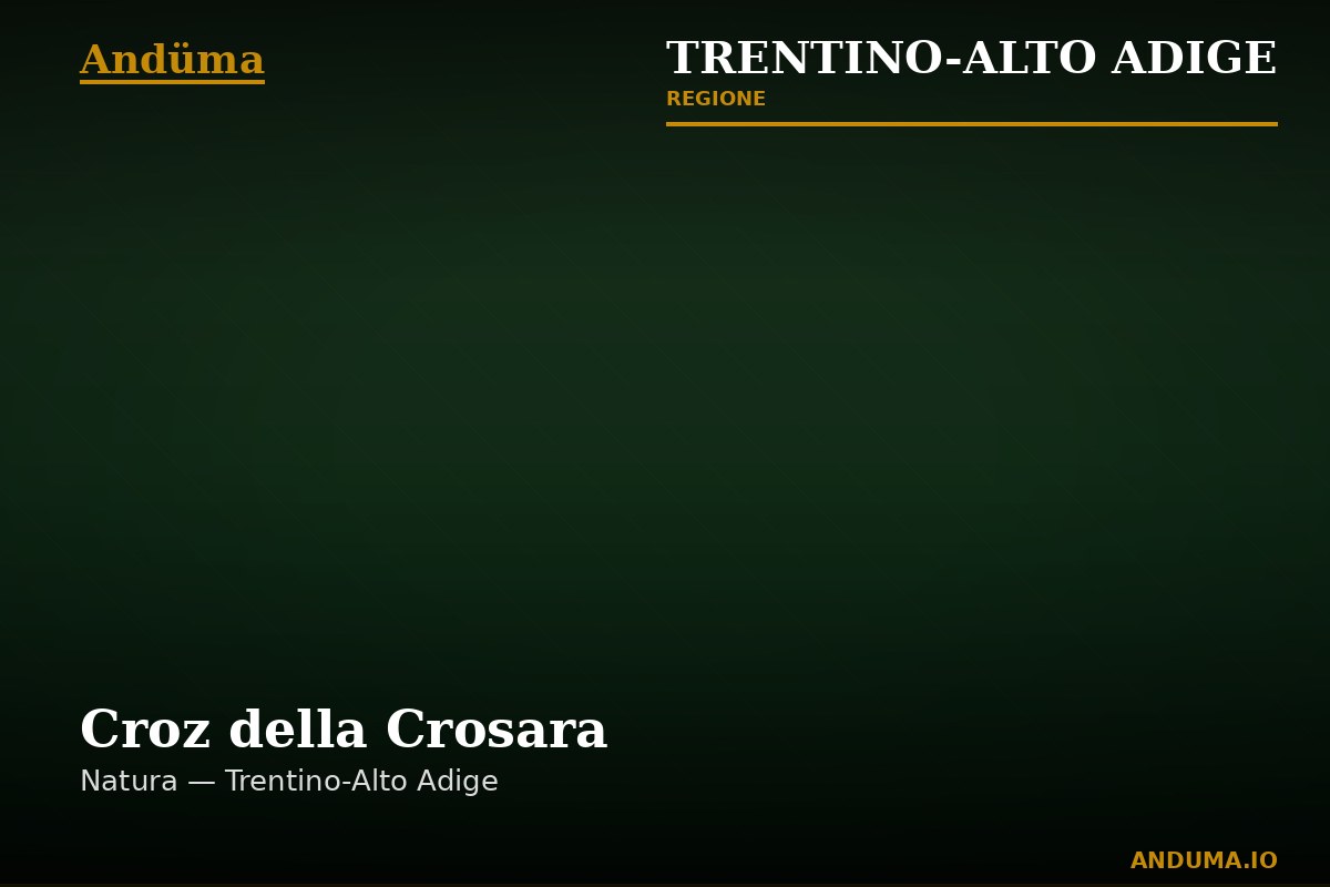 Croz della Crosara — Punto di interesse a Trento, Trento
