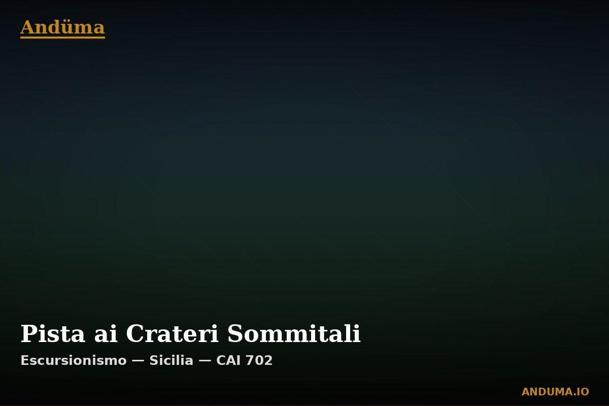 Pista ai Crateri Sommitali — Punto di interesse , Piedmont