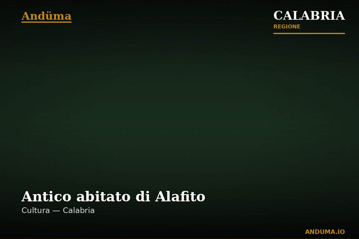 Antico abitato di Alafito — Punto di interesse a Tropea, Vibo Valentia