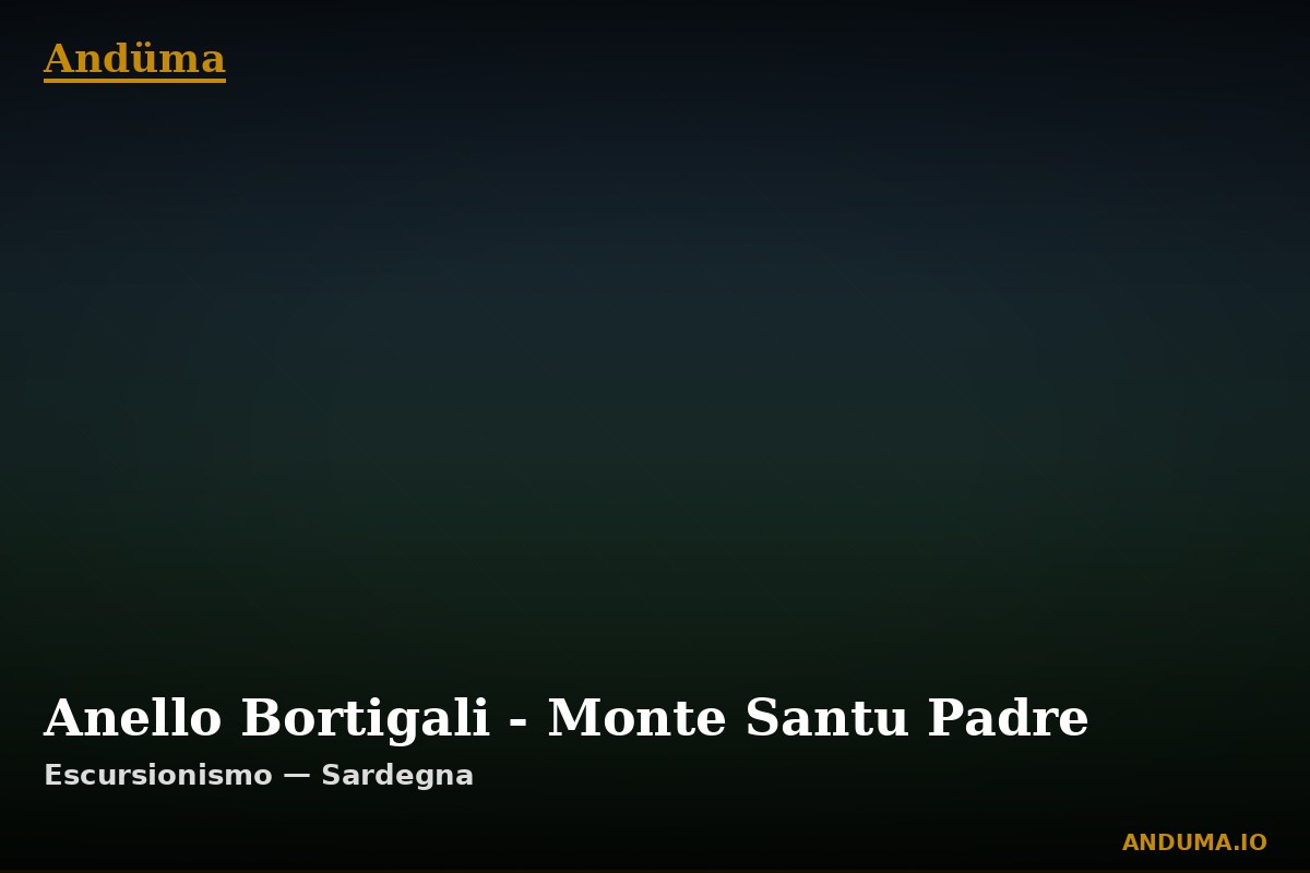 Anello Bortigali - Monte Santu Padre — Punto di interesse , Piedmont