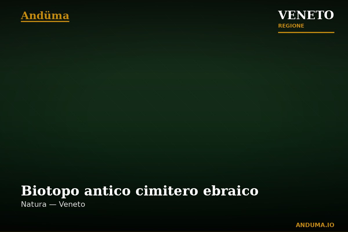 Biotopo antico cimitero ebraico — Punto di interesse , Venezia