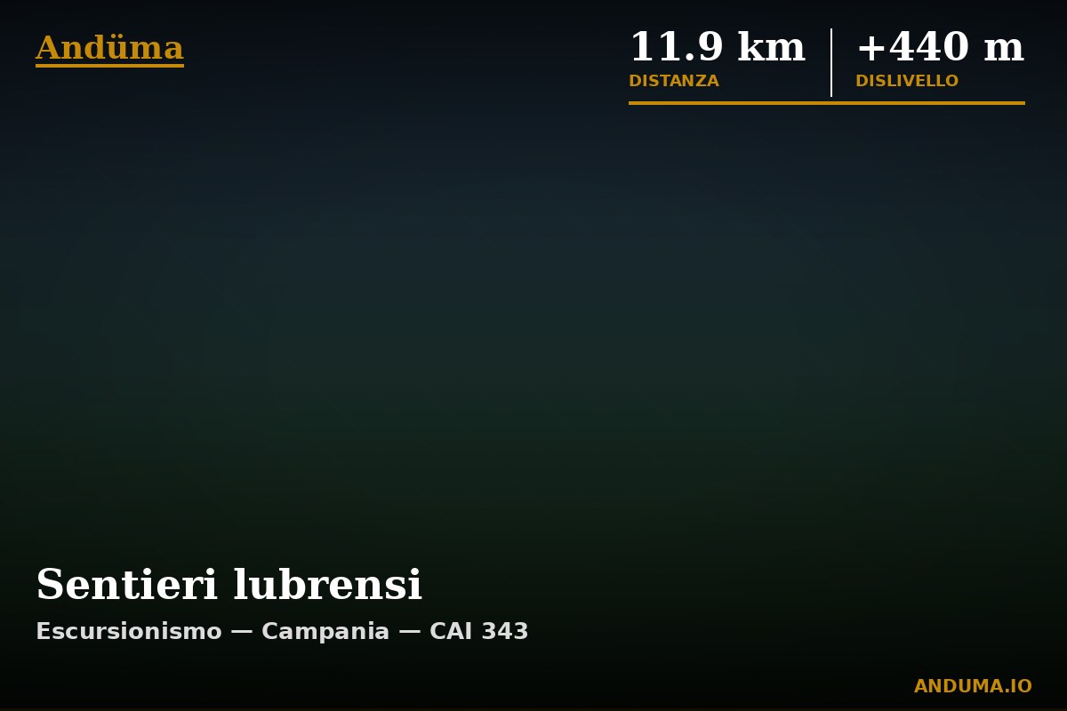 Sentieri lubrensi — Punto di interesse , Piedmont