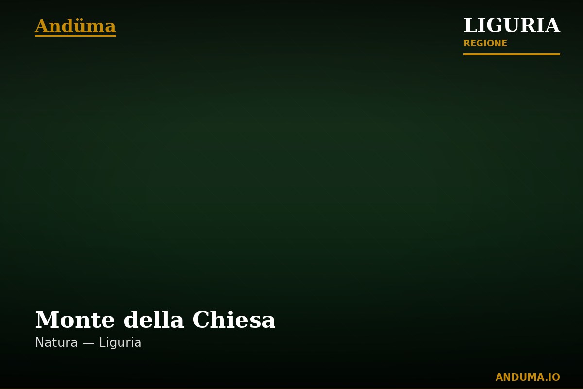 Monte della Chiesa — Punto di interesse a Cinque Terre, La Spezia