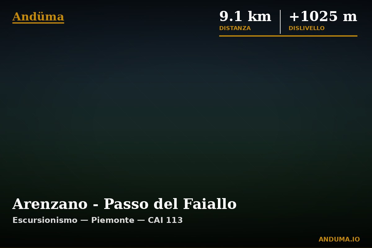 Arenzano - Passo del Faiallo — Punto di interesse , Piedmont