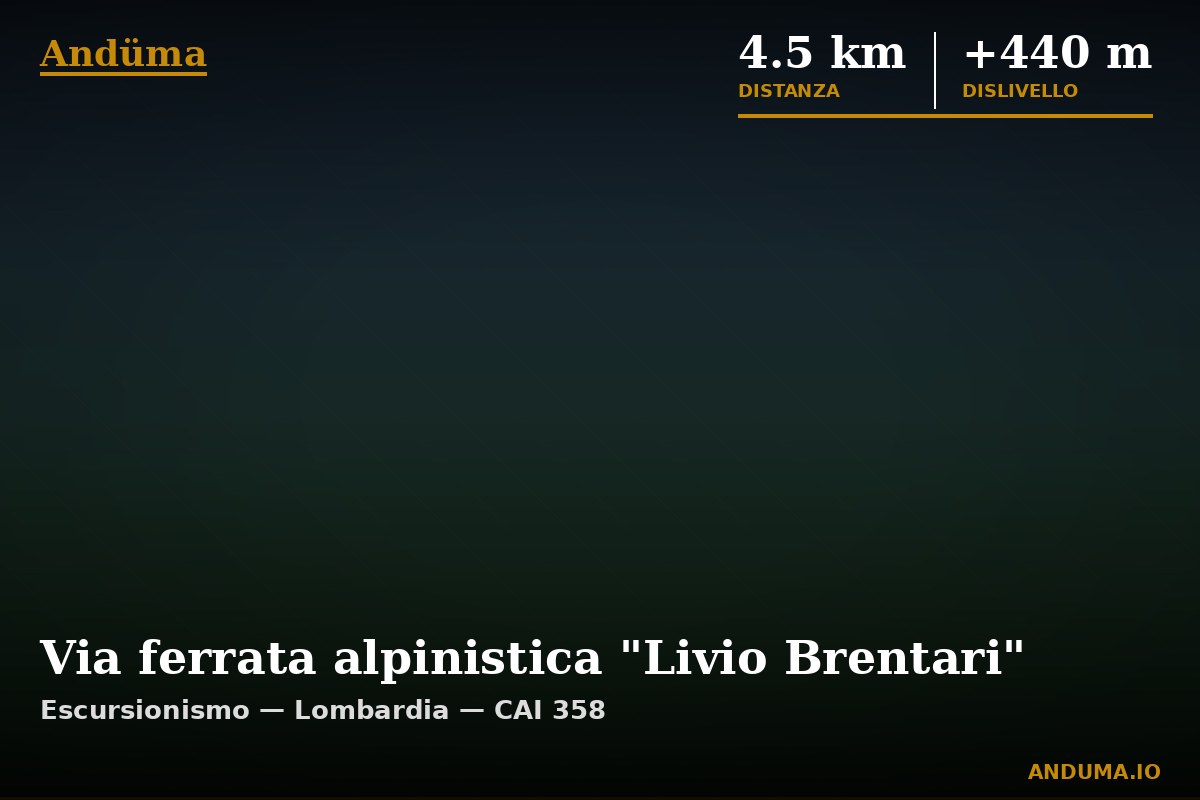 Via ferrata alpinistica "Livio Brentari" — Punto di interesse , Piedmont