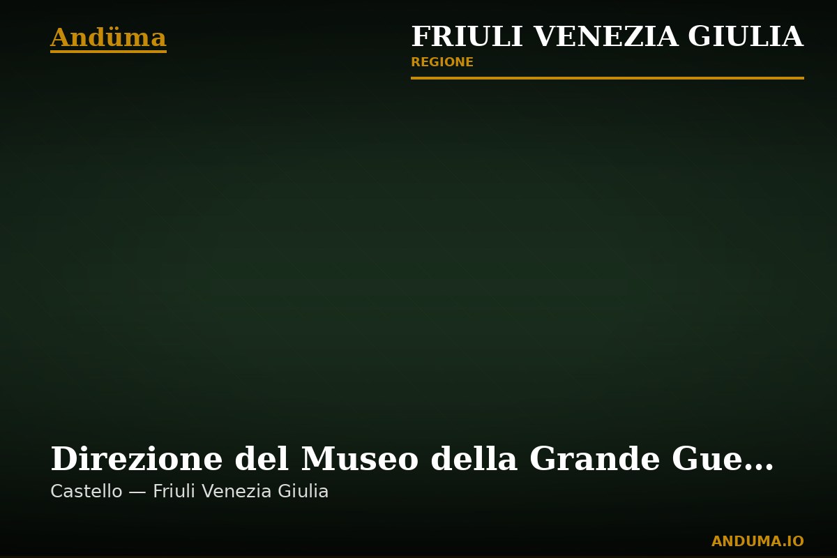 Direzione del Museo della Grande Guerra e della Fortezza di Palmanova — Punto di interesse a Palmanova, Udine