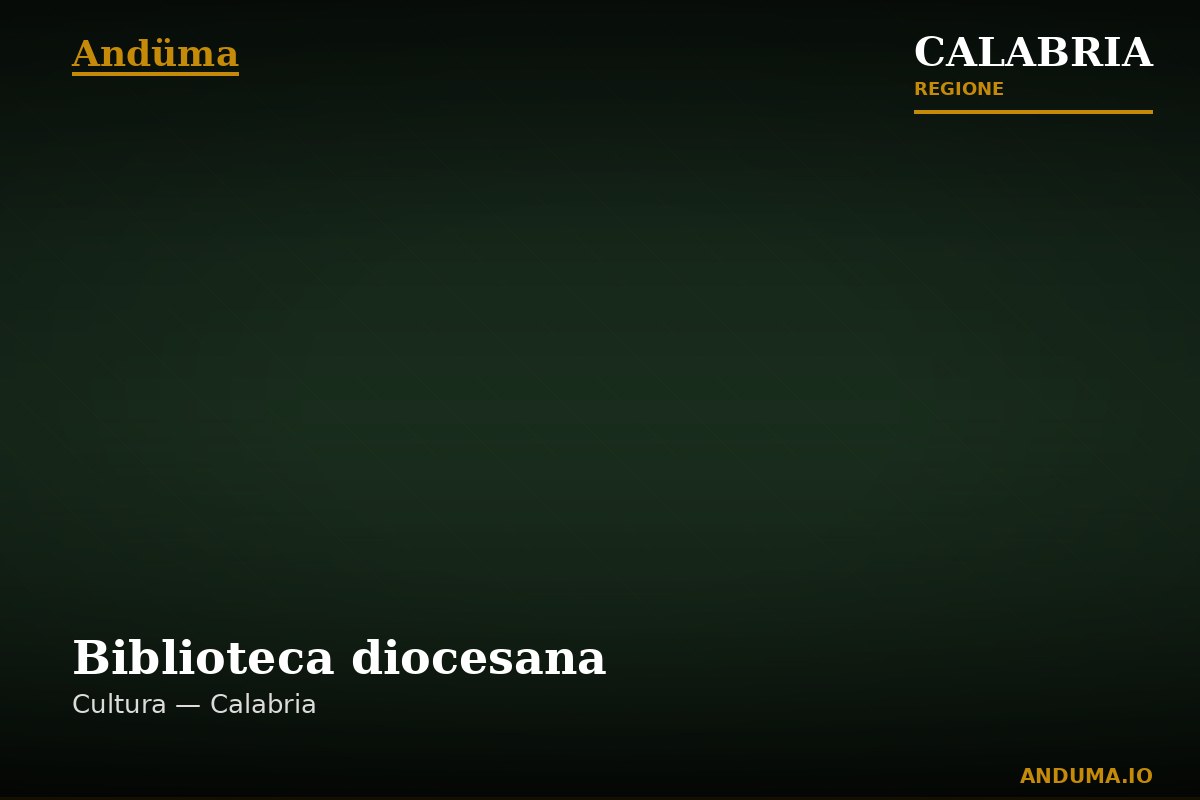 Biblioteca diocesana — Punto di interesse , Reggio Calabria