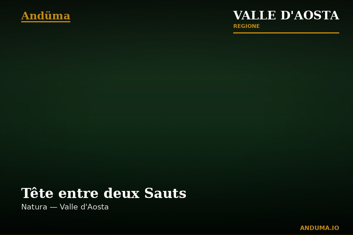 Tête entre deux Sauts — Punto di interesse a Courmayeur, Aosta