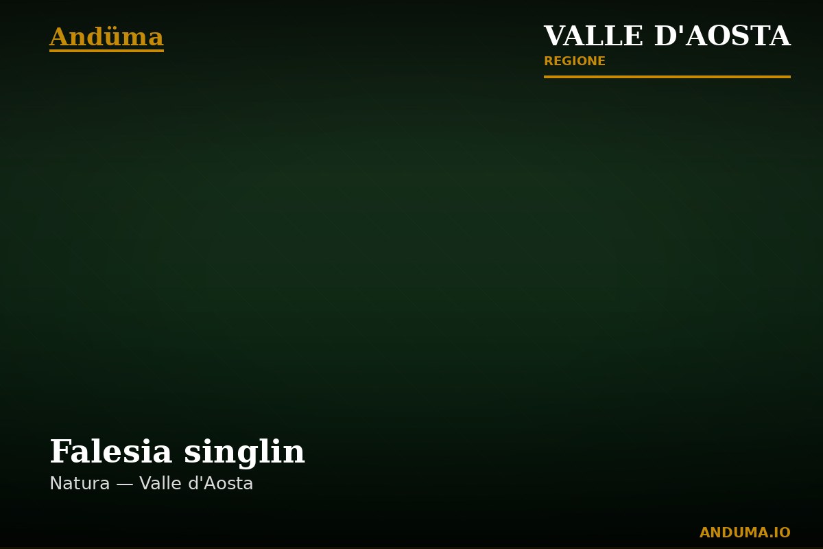 Falesia singlin — Punto di interesse a Cervinia, Aosta