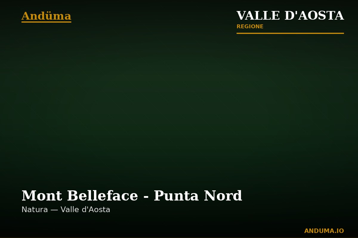 Mont Belleface - Punta Nord — Punto di interesse a Courmayeur, Aosta