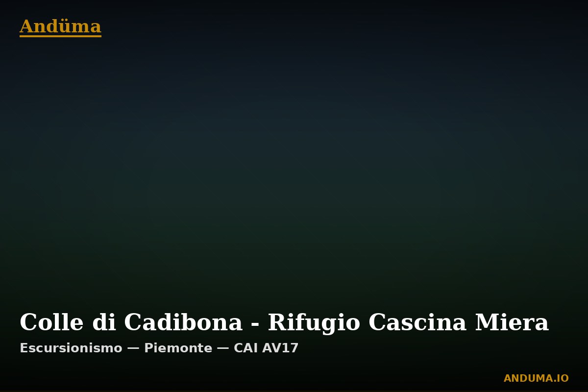 Colle di Cadibona - Rifugio Cascina Miera — Punto di interesse , Piedmont