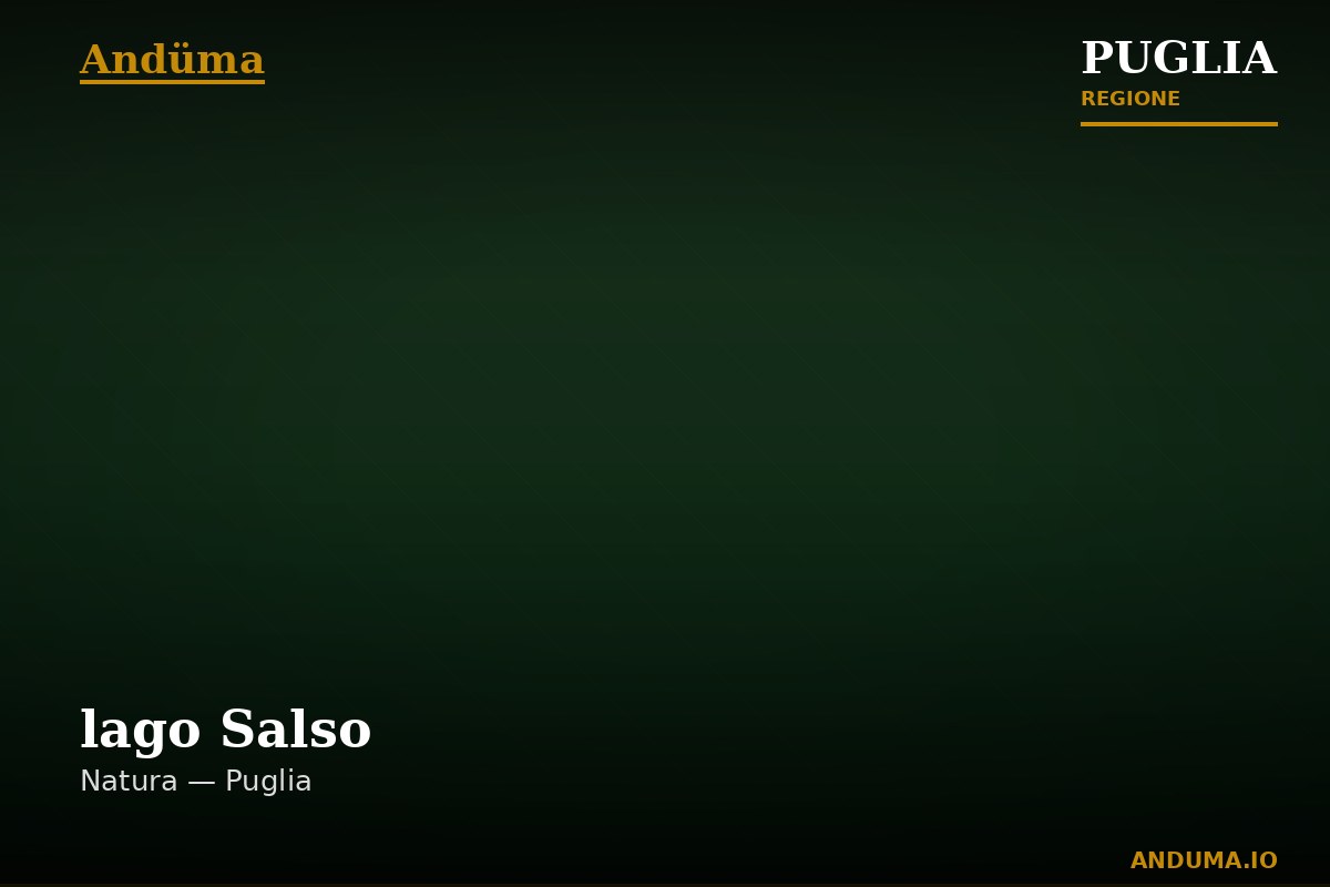 lago Salso — Punto di interesse , Bari