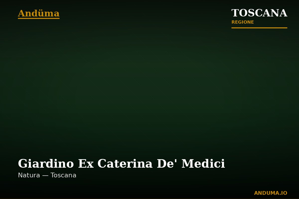 Giardino Ex Caterina De' Medici — Punto di interesse a Firenze, Firenze