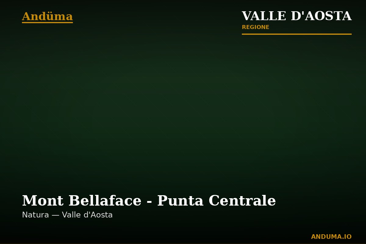 Mont Bellaface - Punta Centrale — Punto di interesse a Courmayeur, Aosta