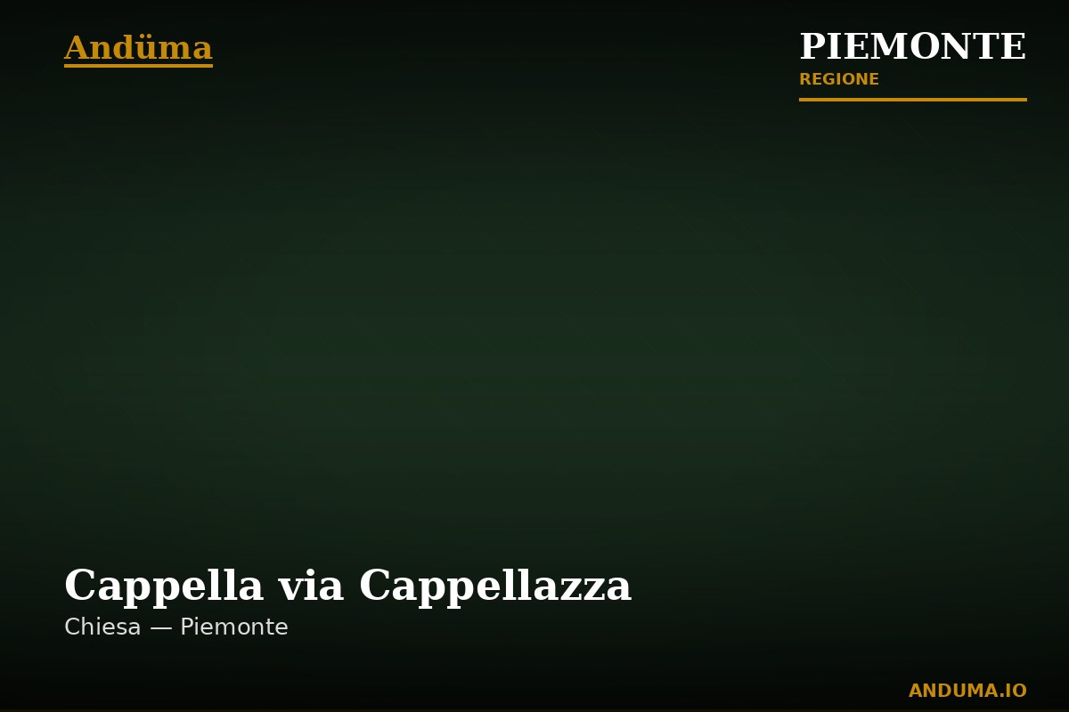 Cappella via Cappellazza