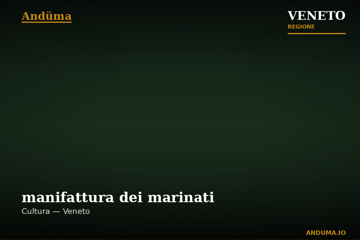 manifattura dei marinati — Punto di interesse , Venezia